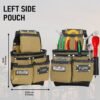 Commercial Electrician’s Tool Belt Set | Leather Pro Electrician Set - Image 7