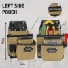 Commercial Electrician’s Tool Belt Set | Leather Pro Electrician Set - Image 6