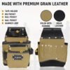 Commercial Electrician’s Tool Belt Set | Leather Pro Electrician Set - Image 5