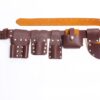 FUERI 6 Pcs Leather Scaffolding tool belt for Carpenters and Electricians Maroon