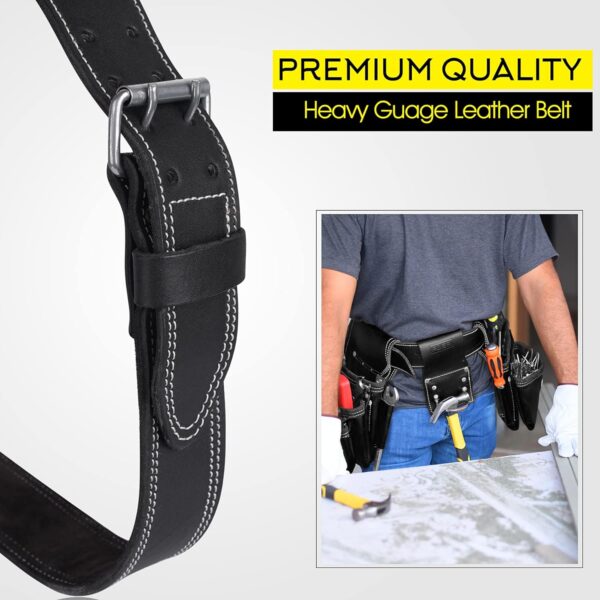 FUERI Leather Tool belt Black