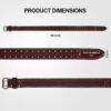 FUERI Leather Tool belt Maroon