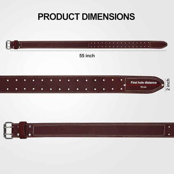 FUERI Leather Tool belt Maroon