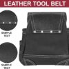 FUERI Natural Oil Tanned Leather Tool Belt Chocolate