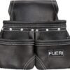 FUERI Natural Oil Tanned Leather Tool Belt Chocolate