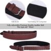 FUERI Tool Pouch Framers Combo Tool Belt Tool Kit Maroon