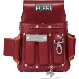 Professional 4 Pocket Electrician Tool Pouch Tool Bag Tool Kit Maroon