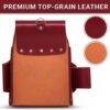 Professional 4 Pocket Electrician Tool Pouch Tool Bag Tool Kit Maroon