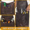 FUERI Heavy Duty Leather Tool Aprons for Men & Women