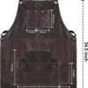 FUERI Heavy Duty Leather Tool Aprons for Men & Women