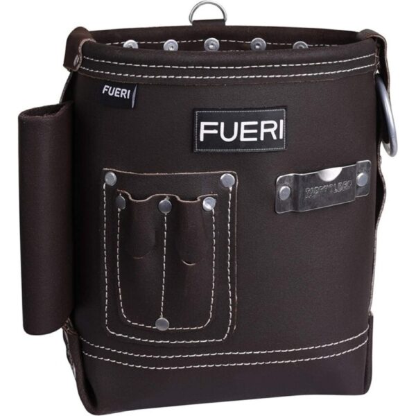 FUERI Nail Pouch and Tool Pouch Carpenter Bag Kit Chocolate