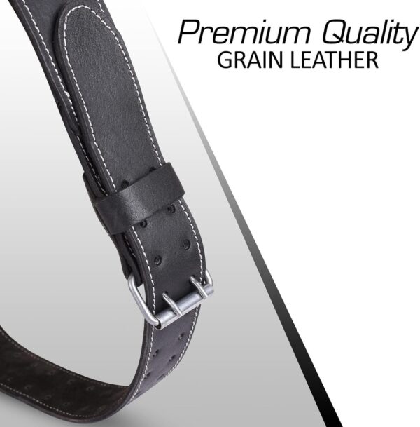 FUERI Premium Grain Leather Tool Work belt Black