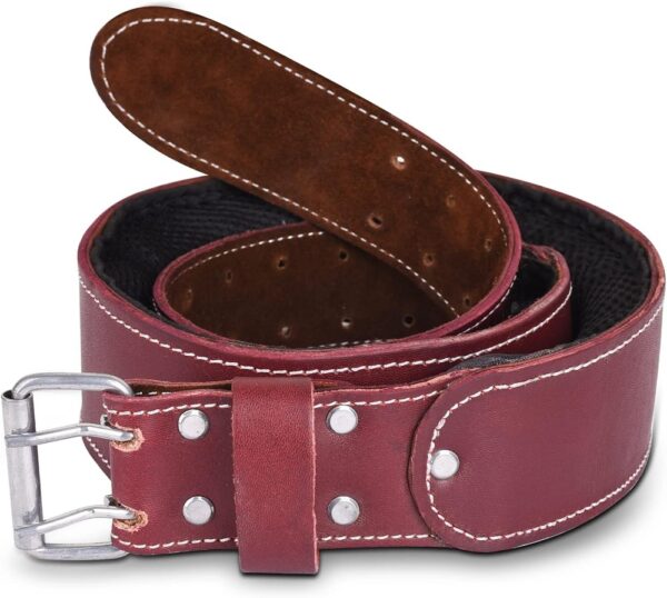 FUERI Premium Grain Leather Tool Work belt Maroon