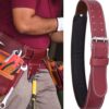 FUERI Premium Grain Leather Tool Work belt Maroon