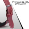 FUERI Premium Grain Leather Tool Work belt Maroon