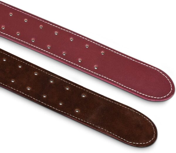 FUERI Premium Grain Leather Tool Work belt Maroon