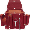 FUERI Professional 5 Pocket Electrician Tool Pouch Maroon