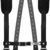 FUERI Tool Belt Suspender with 4 Detachable D-Loop Black