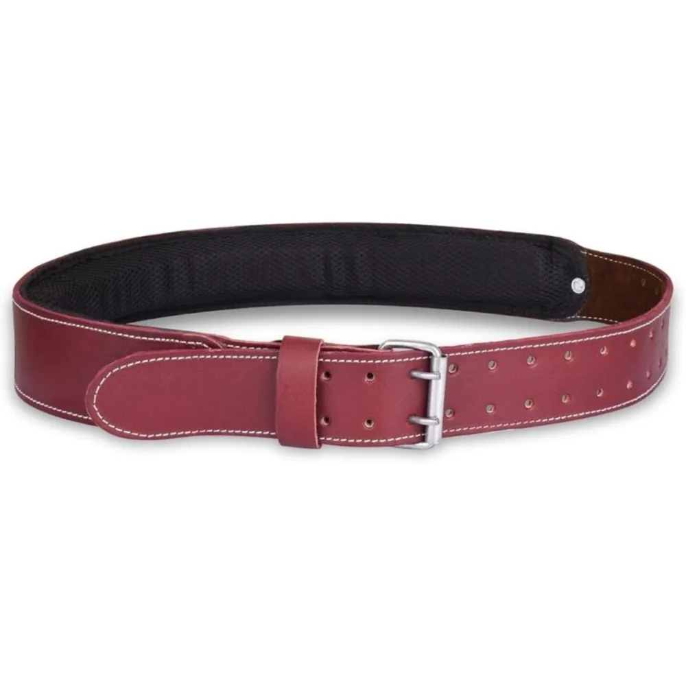 Foam Padded Thick Leather Work Belt